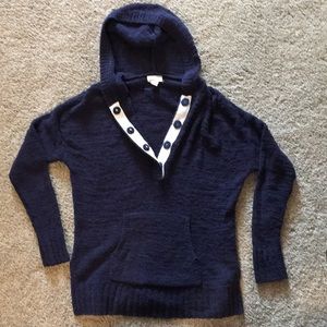 Cute Navy Blue Hoodie